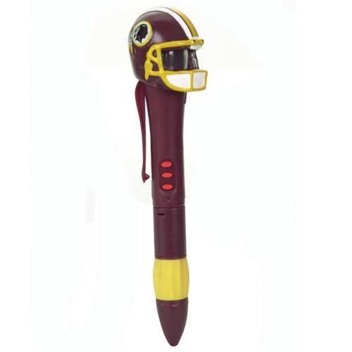 Pack of 4 NFL Washington Redskins Light-Up LED Programmable Pens