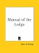 Book Manual of the Lodge