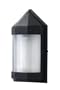 Adjusta-Post Everstone One-Light Outdoor Wall Sconce, Black with Clear Acrylic Lens #S32WC-BK