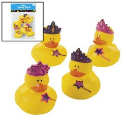 6 pc Princess Rubber Ducks