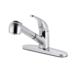 Ultra Hardware 27521 Jersey Single-Handle Centerset Kitchen Faucet, Chrome