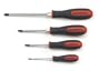 GearWrench 80061 4 Piece Pozi Drive Dual Material Screwdriver Set
