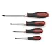 GearWrench 80061 4 Piece Pozi Drive Dual Material Screwdriver Set