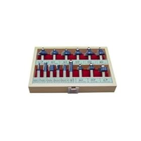 Woodline USA WL-2022 15-Piece 1 2-Inch Shank Intermediate Set by Woodline USA