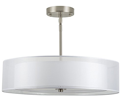 Linea di liara grazia 20-inch three-light double drum c…
