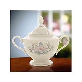 Lenox Charleston Sugar Bowl with Lid by Lenox