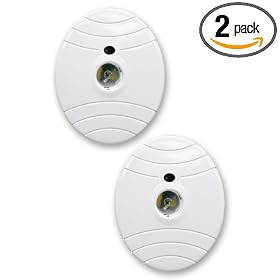 GE 17437 Motion Sensing Light with LED Battery Sensing Light, 2-Per Pack