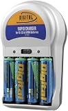 Rapid Battery Charger with Rechargeable AA Batteries