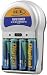 Rapid Battery Charger with Rechargeable AA Batteries
