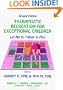 Therapeutic Recreation for Exceptional Children: Let Me In, I Want to Play