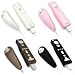 Nintendo Wii Remote Controller & Nunchuk Accessory Bundle Kit- Permium Protective Silicon / Silicone Skin Cover Case ( Black + Clear White + Pink + Smoke ) Image