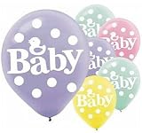 20 Latex Balloons ~ Rubber Ducky Baby Shower