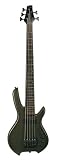 LightWave Saber Bass Hybrid 5 - String Fretted, Thunder Gray - B001KW02QO