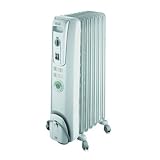 DeLONGHI ComforTemp Oil-Filled Radiator, Off-White, 13.8 x 9.1 x 25.2