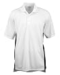 adidas Golf Mens ClimaLite(r) Colorblock Short-Sleeve Polo
