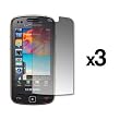 3 Pack of Premium Reusable LCD Screen Protectors for Samsung Rogue U960