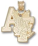 Air Force Falcons Solid 10K Gold ''AF'' Falcon Pendant