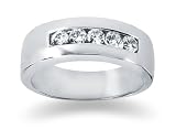 0.4 ctw. Woman's Round Diamond Wedding Band in Platinum