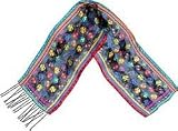 Feline Faces Black Silk Scarf by Laurel Burch