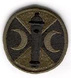 210th Field Artillery Brigade Patch Subdued