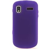 Silicone Gel Skin Sleeve PURPLE Rubber Soft Cover Case for SAMSUNG I917 FOC ....