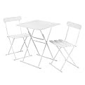 3–pc. Metal Bistro Set – White