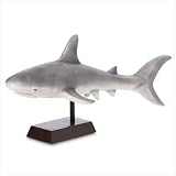 CERAMIC GREY SHARK FIGURINE