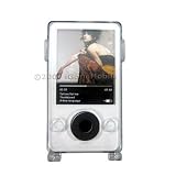 Microsoft Zune 30GB MP3 Crystal Clear Transparent Shell Case