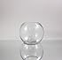 WGV Clear Bubble Bowl Glass Vase, 8-Inch