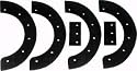 Noma Snowblower Rubber Paddles Replaces Noma 302565 (4) Pcs. & 57121 (2) Pcs. John Deere M94576 (4) Pcs. & M94574 (2) Pcs. (6) Piece Set.