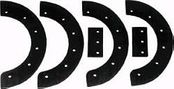 Snowthrower Paddle Set Craftsman, NOMA 302565; John Deere M94576, M94574