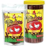 Plato Thinkers Chicken Sticks Dog Treats 24-oz canister