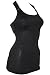 Reebok Damen On The Move Bra Top mit Sport-BH Fitnesstop Fitnessshirt Trainingstop Schwarz