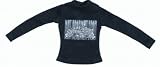 NOT DEAD プリントTシャツ(長袖) 黒