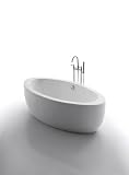 Freistehende Badewanne MODENA ACRYL 185×91 inkl. Armatur BS-859 Reviews