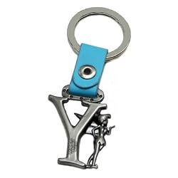 Tinker Bell Letter Y Pewter Key Chain