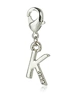 Diamond Style Charm Initial K