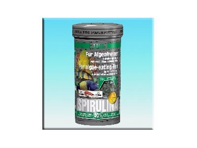 JBL Spirulina , 5.5-Liter-Eimer Spezialflocke fuer Algen fressender Aquarienfische im Suess- und Meerwasser
