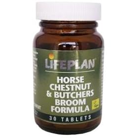 Lifeplan Horse Chestnut & Butchers Broom Formular 30 tablets