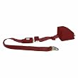 2 Point Retractable Burgundy Lap Seat Belt (1 Belt)