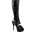 Pleaser Women's Delight 2022 Open-Toe Boot