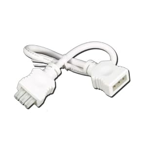 American Lighting 043A-24-EX-WH Linking Cable for PRIORI Fixtures, White, 24-Inch by American Lighting