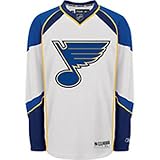 St Louis Blues Reebok White Premier Jersey - Small