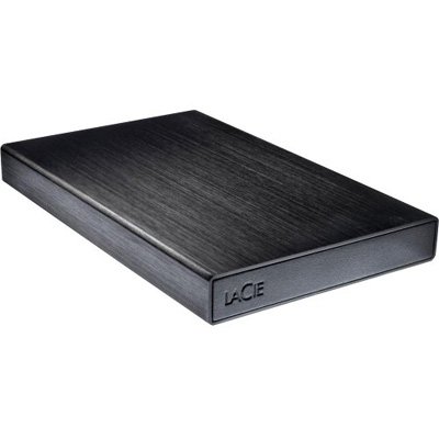 LaCie Rikiki Superspeed 1 TB USB 3.0 Portable Hard Drive 301952 (Black)