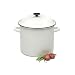Le Creuset Enamel-on-Steel 6-Quart Covered Stockpot, White