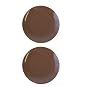 BIA Cordon Bleu Malibu Coupe Dinner Plates, Set of 2, Espresso