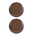 BIA Cordon Bleu Malibu Coupe Dinner Plates, Set of 2, Espresso