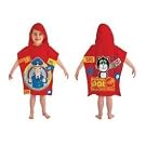 Kids/Childrens Postman Pat Hooded Poncho Beach Towel