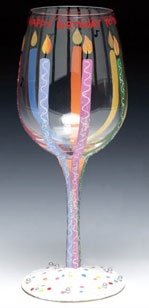 Lolita Wine Glasses Happy Birthday