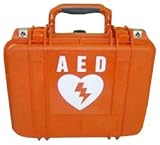 First Voice V18001 AED Rugged Lifetime guaranty Pelican Waterproof Carrying Small Case with Foam